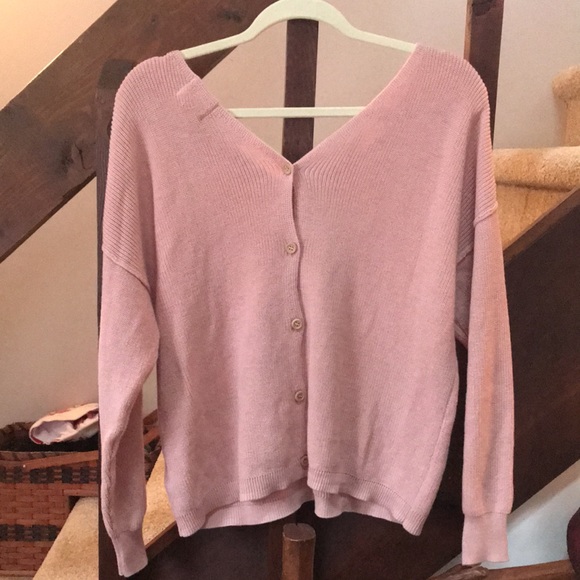 Cute Hippie Rose, size M V-neck sweater - Picture 3 of 3